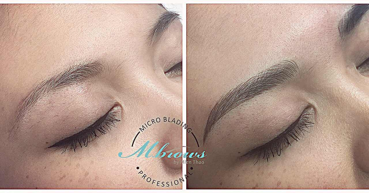 Microblading – Khắc sợi chân mày: Phương pháp thẩm mỹ chưa hạ nhiệt