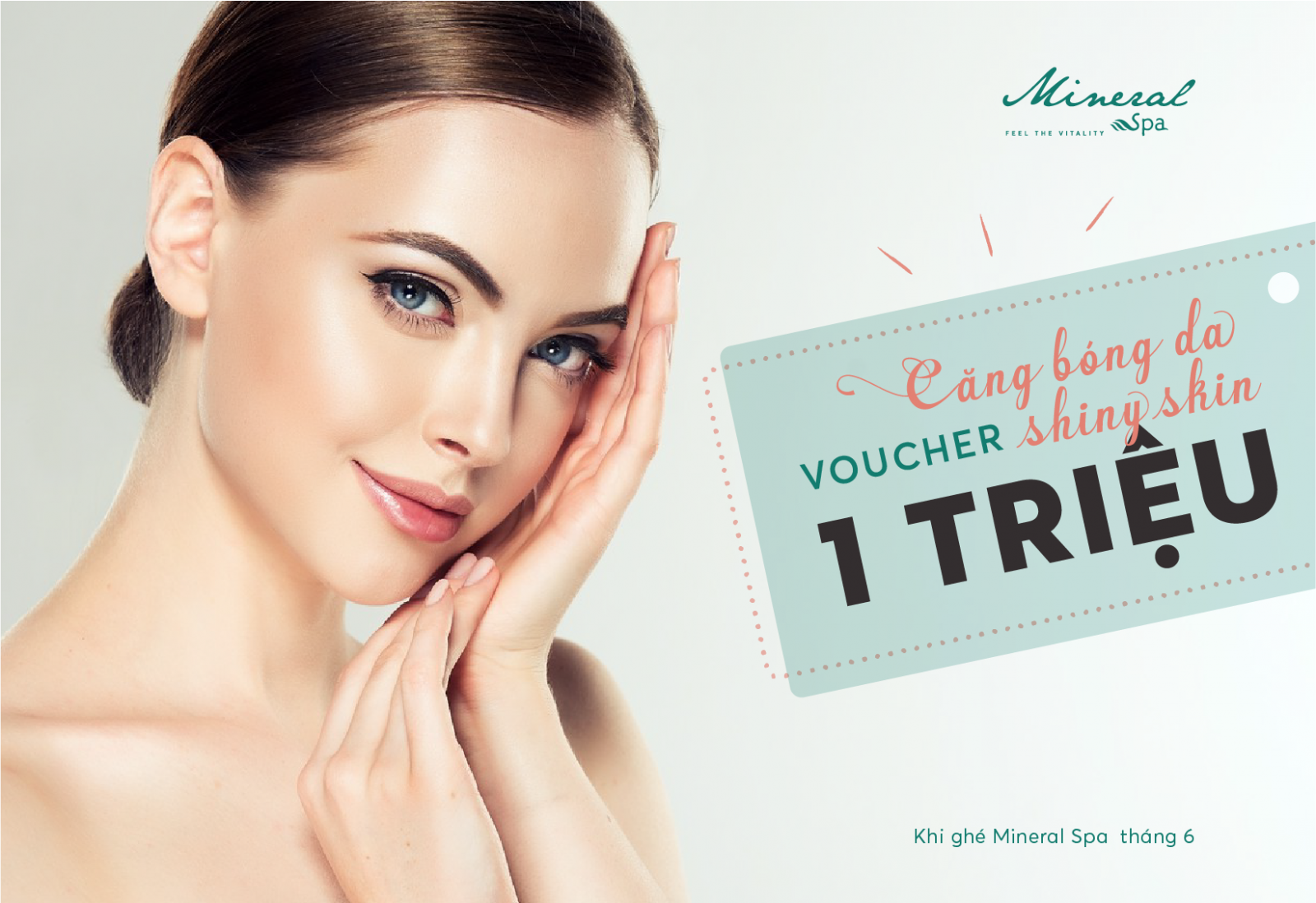 TẶNG VOUCHER ƯU ĐÃI 1 TRIỆU CHO TRỊ LIỆU CĂNG BÓNG SHINY SKIN