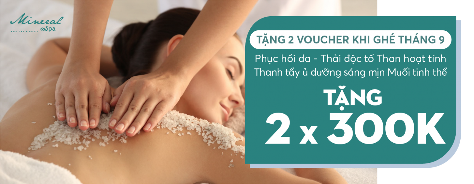 Tháng 9 này ghé Mineral Spa có gì đặc biệt ?