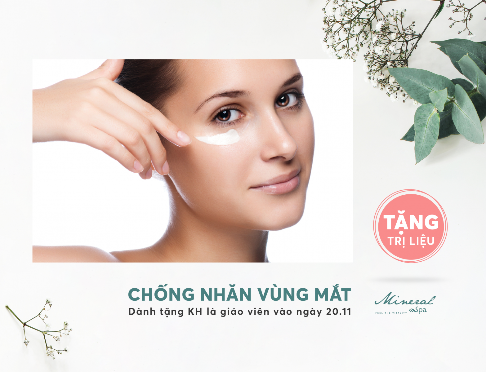 Tặng chăm sóc chống nhăn vùng mắt mừng ngày Nhà giáo Việt Nam