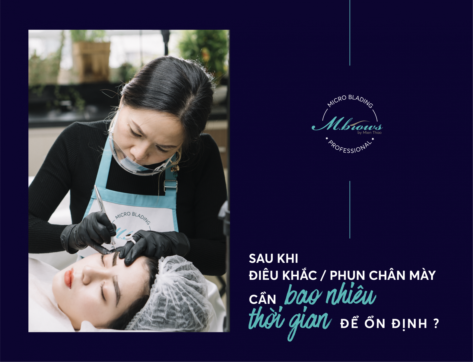 Cần bao lâu để chân mày ổn định ?