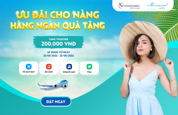 Làm đẹp. thư giãn tại Mineral Spa và nhận hàng ngàn quà tặng ưu đãi từ Vietnam Booking