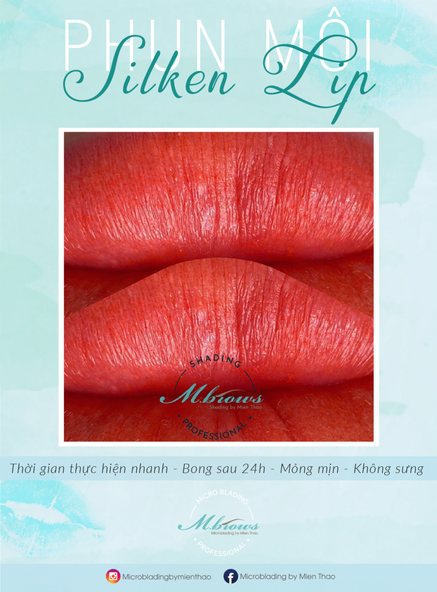 KỸ THUẬT PHUN MÔI SILKEN LIP