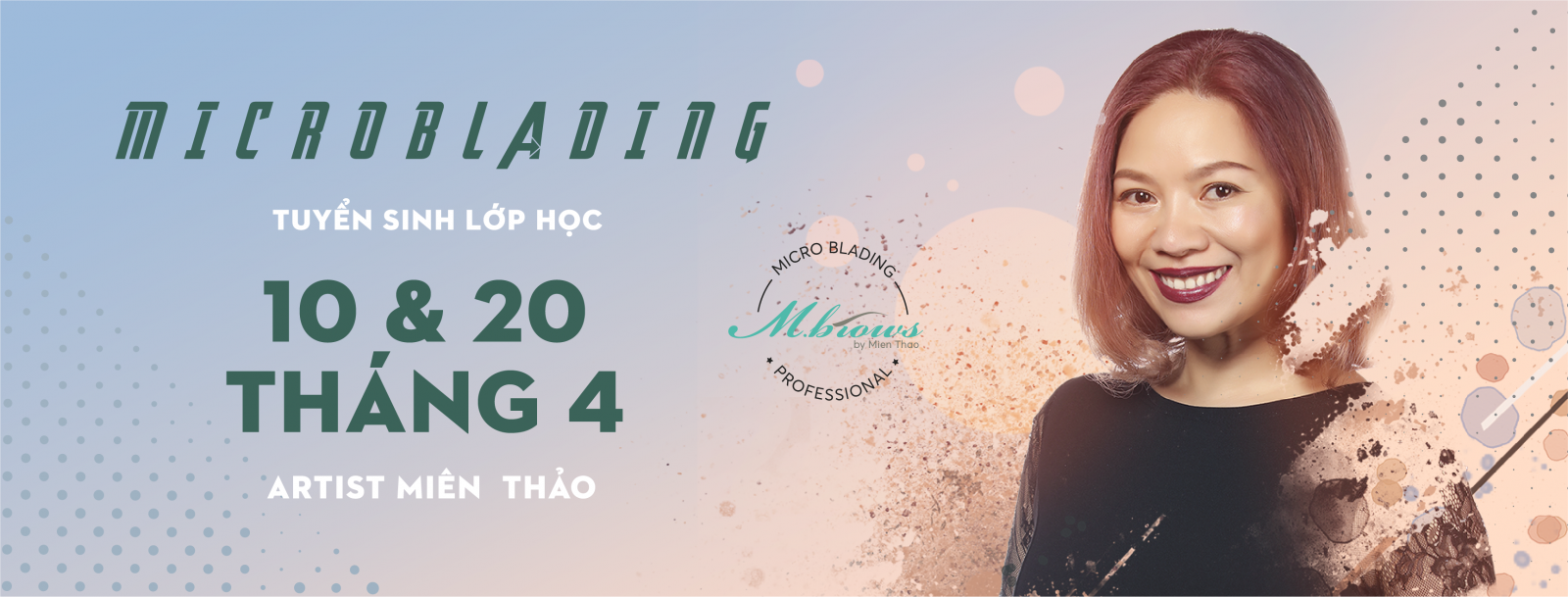 Tuyển sinh khóa học Microblading & Shading tháng 4.2021