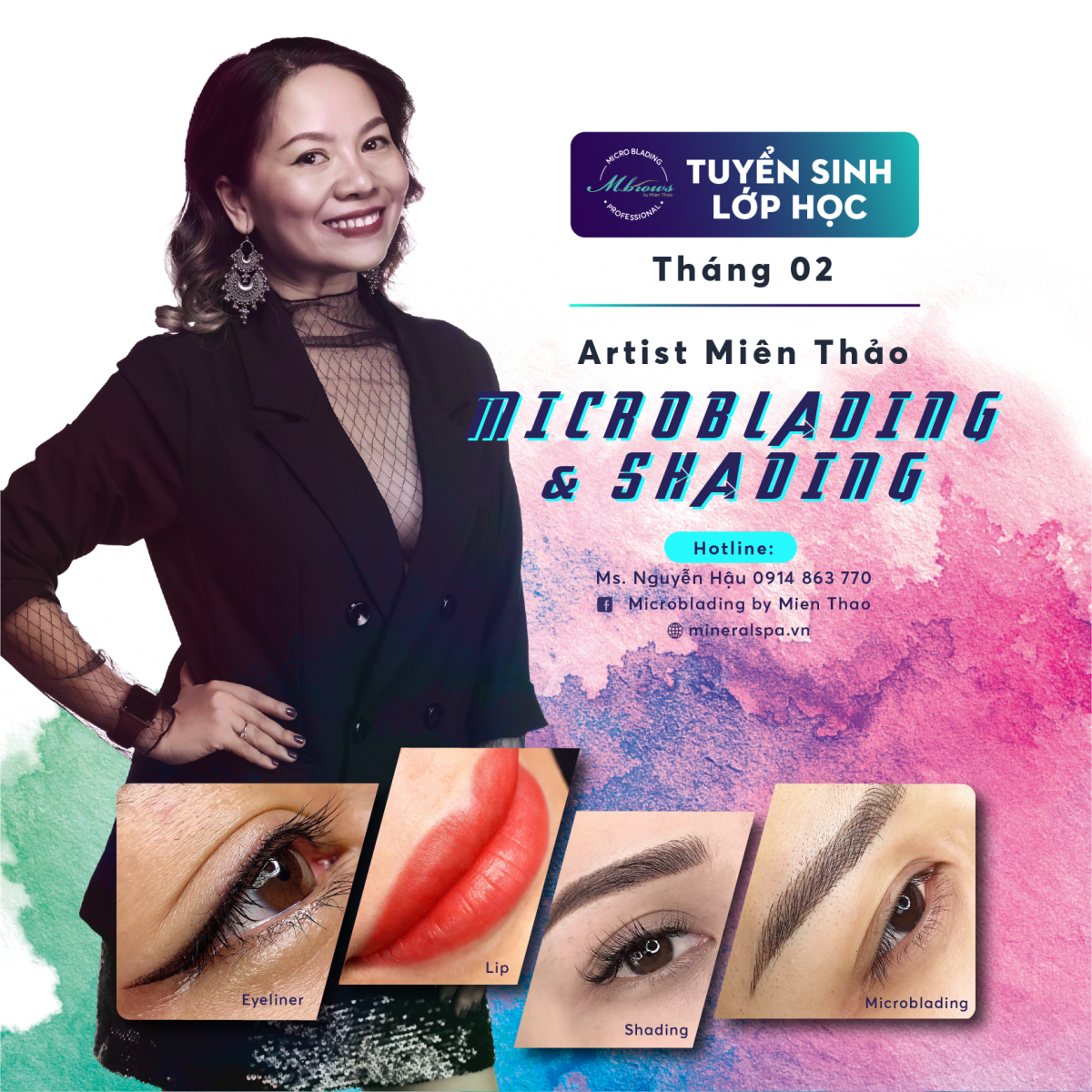 ƯU ĐÃI KHÓA HỌC MICROBLADING & SHADING THÁNG 2