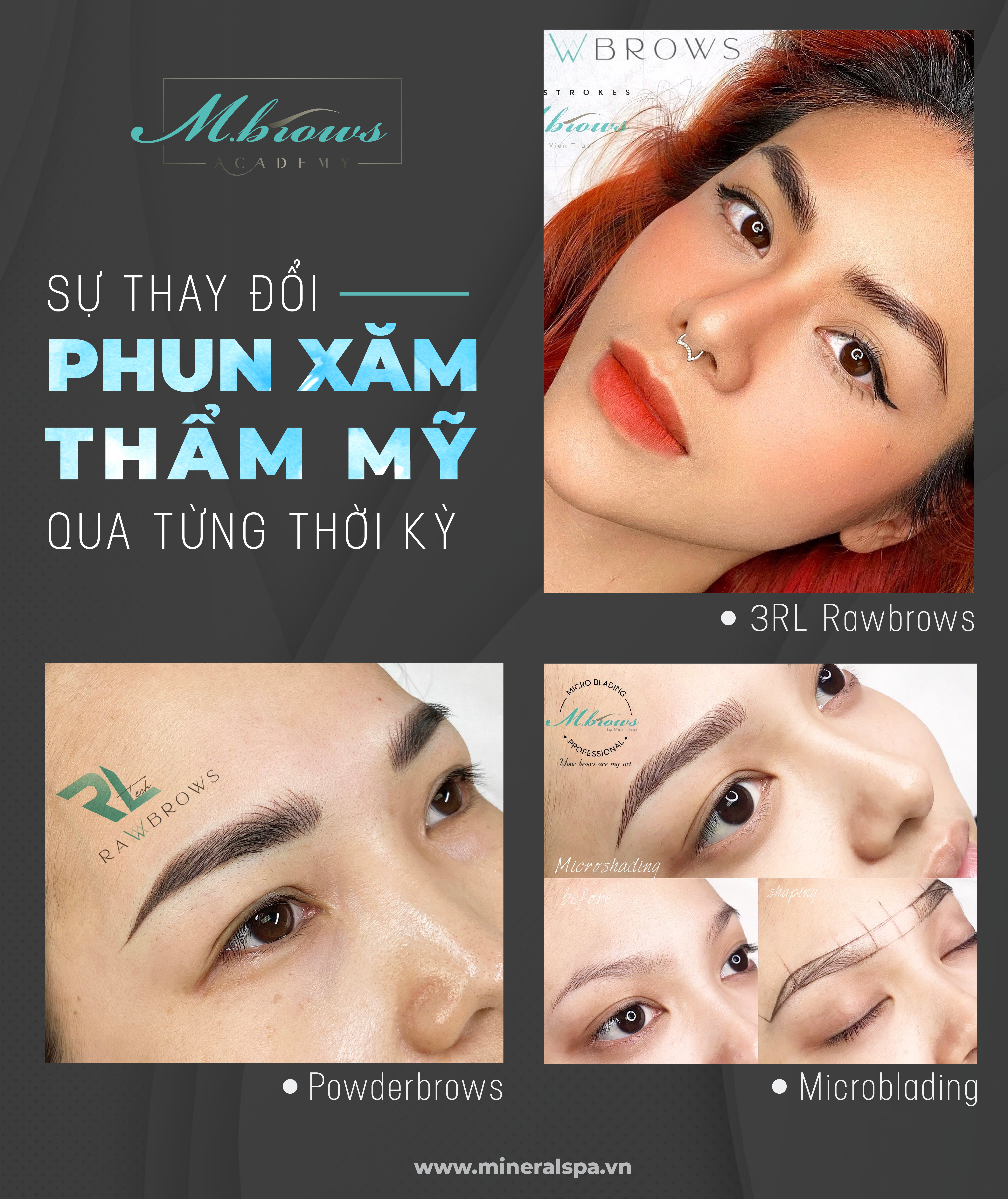 Sự phát triển của kỹ thuật làm chân mày qua thời gian 